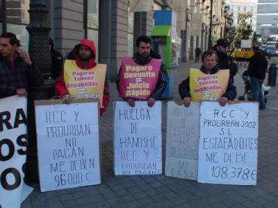 Spania: Românul patron din construcţii – între faliment şi greva foamei